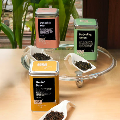 Darjeeling Green, Darjeeling Mist & Golden Dusk