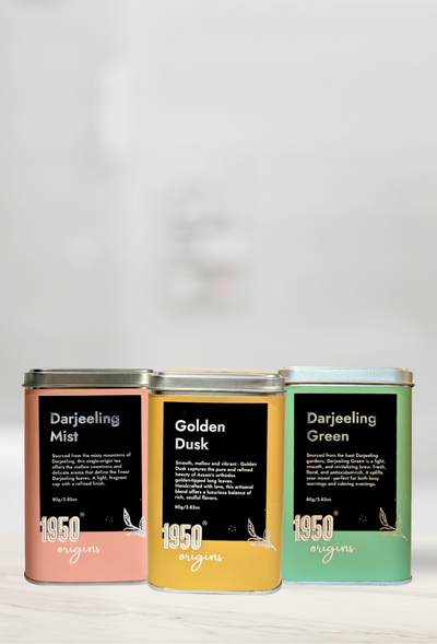Darjeeling Green, Darjeeling Mist & Golden Dusk