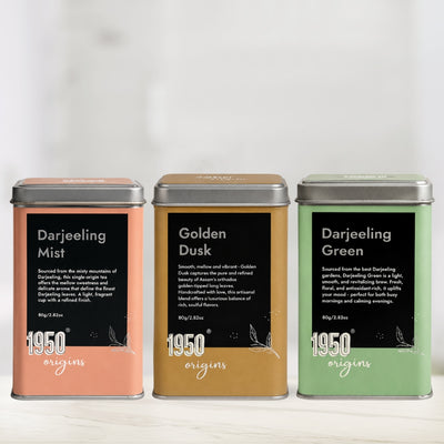 Darjeeling Green, Darjeeling Mist & Golden Dusk