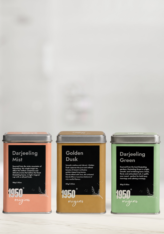 Darjeeling Green, Darjeeling Mist & Golden Dusk