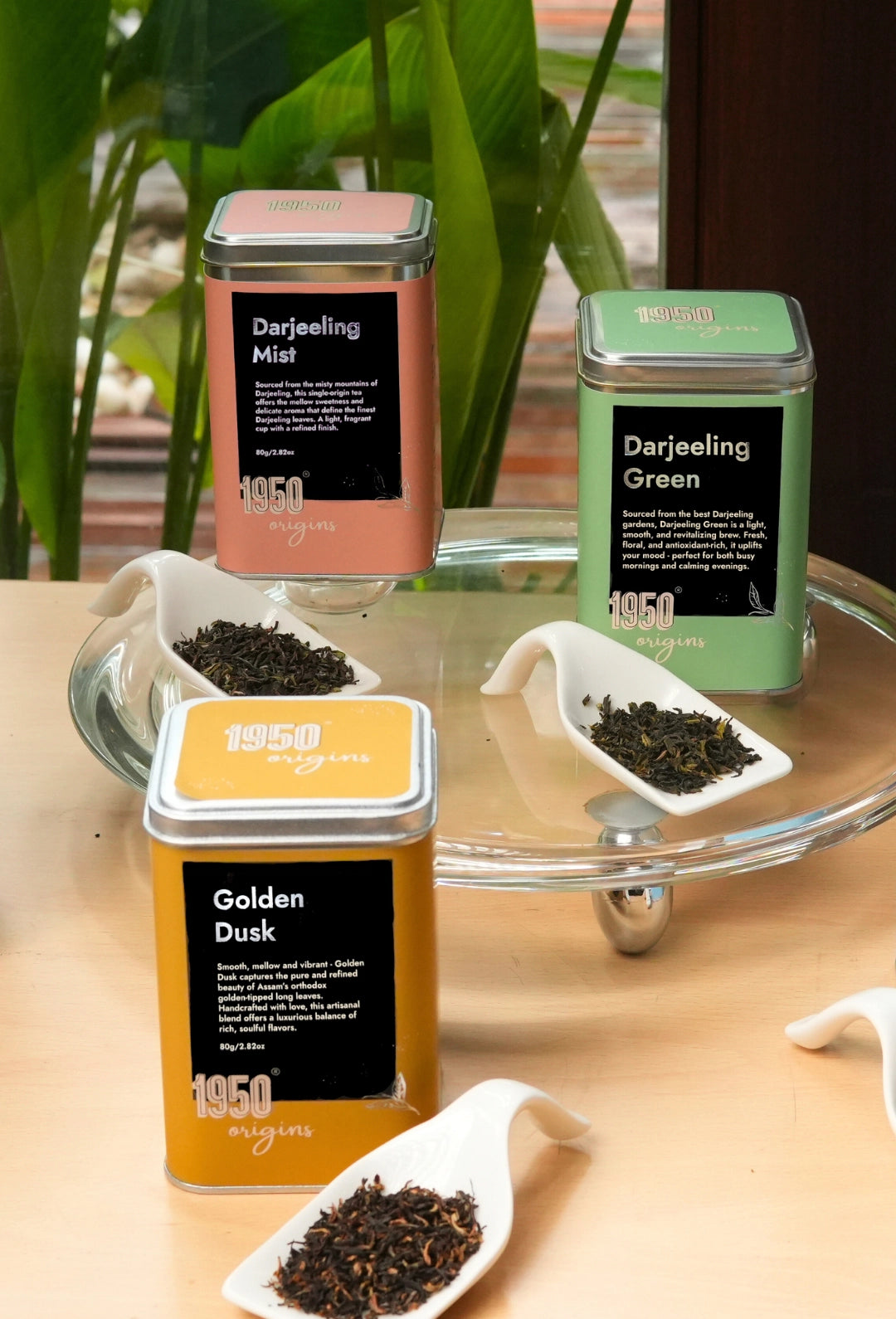 Darjeeling Green, Darjeeling Mist & Golden Dusk