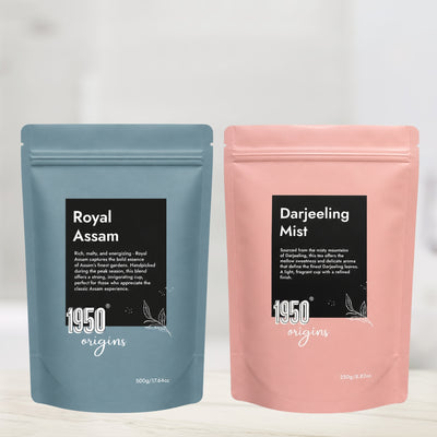 Royal Assam 500g Pack & Darjeeling Mist 250g Pack