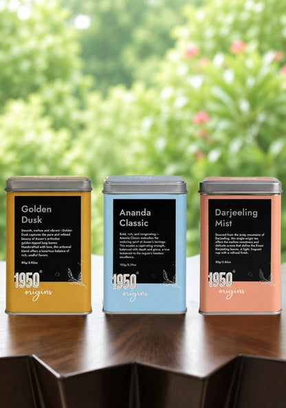 Ananda Classic, Golden Dusk & Darjeeling Mist